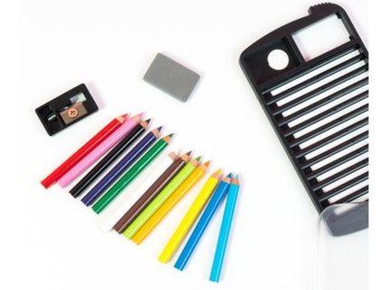 Set de Mini Crayones + Borrador y Sacapuntas - ColorSwatch