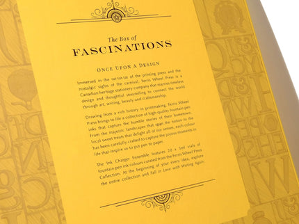 Set de Tinta - The Box of Fascinations - Vol. 1 - ColorSwatch