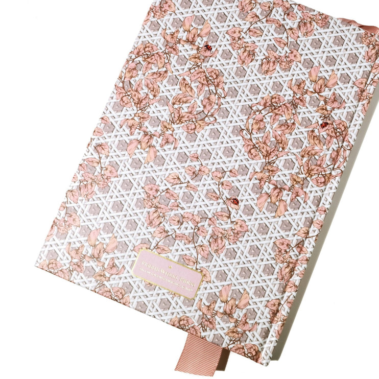 Sketchbook A5 - Enveloped in Rattan - Pink - ColorSwatch