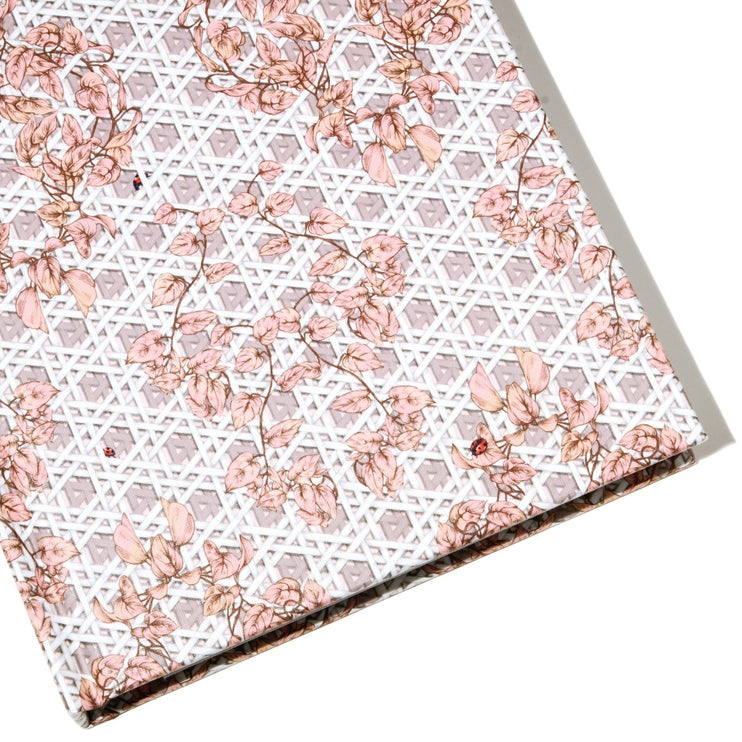 Sketchbook A5 - Enveloped in Rattan - Pink - ColorSwatch