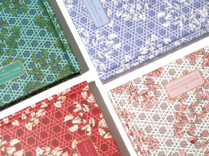 Sketchbook A5 - Enveloped in Rattan - Teal - ColorSwatch