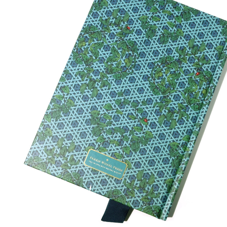 Sketchbook A5 - Enveloped in Rattan - Teal - ColorSwatch