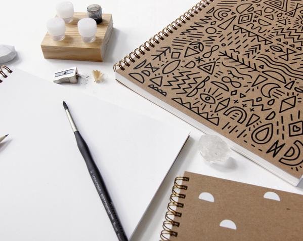 Sketchbook - Energy Pattern - Black - ColorSwatch