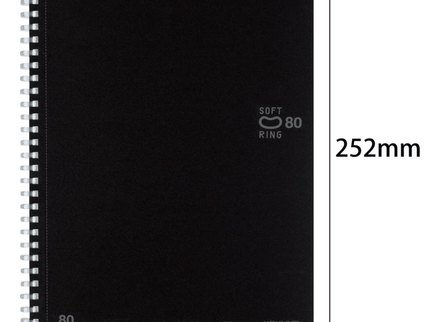 Soft Ring Notebook B5 - 80 hojas - Líneas - Kraft - ColorSwatch