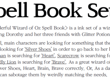 Spell Book Set - The Wonderful Wizard of Oz - Set de Tintas - ColorSwatch