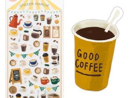 Sticker Marché - Café - ColorSwatch
