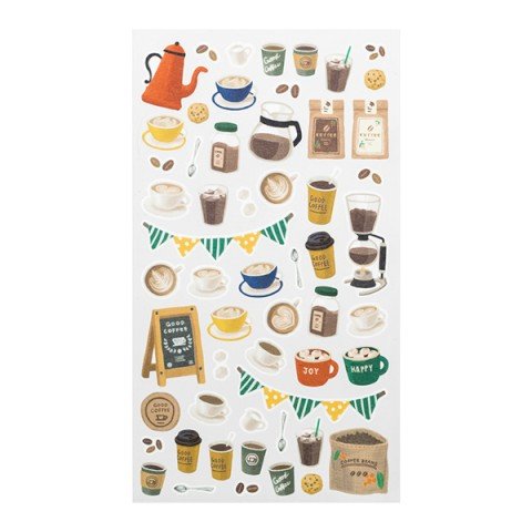 Sticker Marché - Café - ColorSwatch