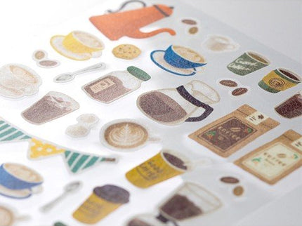 Sticker Marché - Café - ColorSwatch