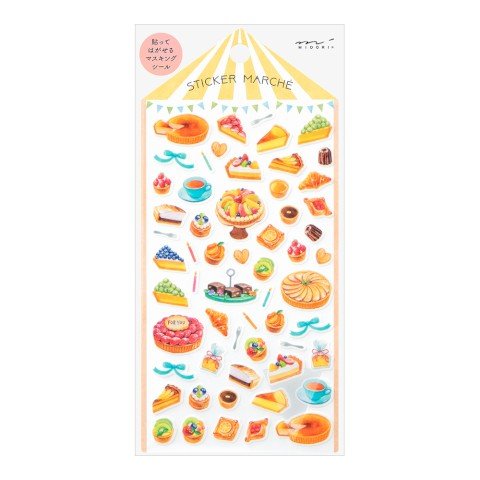 Sticker Marché - Postres - ColorSwatch