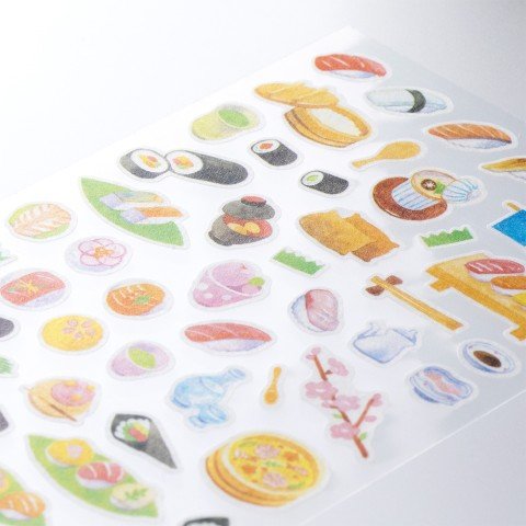 Sticker Marché - Sushi - ColorSwatch