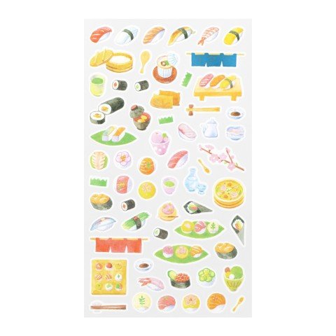 Sticker Marché - Sushi - ColorSwatch
