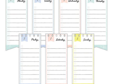 Stickies - Weekly Log - Ribbon - ColorSwatch