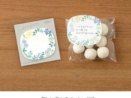 Sticky Notes Transparentes - Flores Silvestres - ColorSwatch