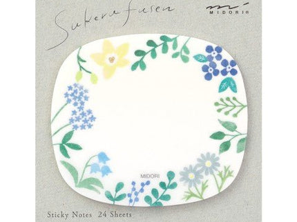 Sticky Notes Transparentes - Flores Silvestres - ColorSwatch