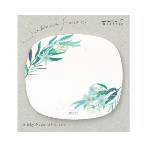 Sticky Notes Transparentes - Hojas y Flores - ColorSwatch