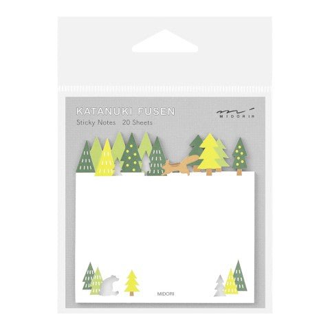 Sticky Notes Troqueladas - Bosque - ColorSwatch