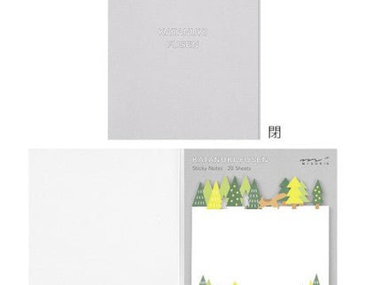 Sticky Notes Troqueladas - Bosque - ColorSwatch