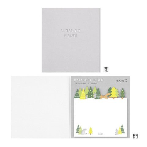 Sticky Notes Troqueladas - Bosque - ColorSwatch