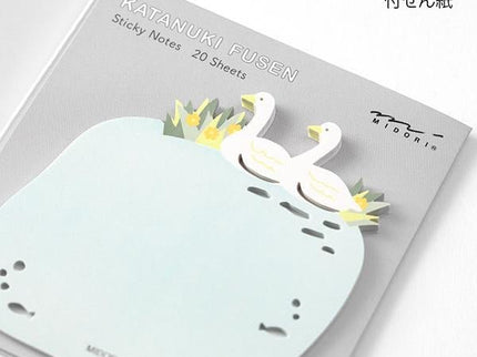 Sticky Notes Troqueladas - Cisnes - ColorSwatch