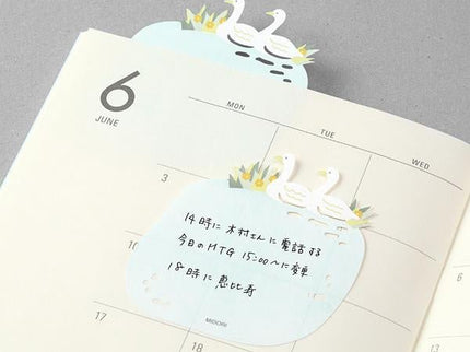 Sticky Notes Troqueladas - Cisnes - ColorSwatch