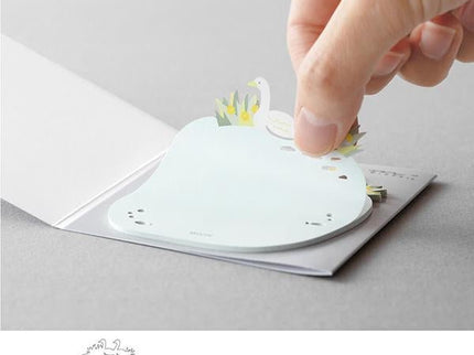 Sticky Notes Troqueladas - Cisnes - ColorSwatch