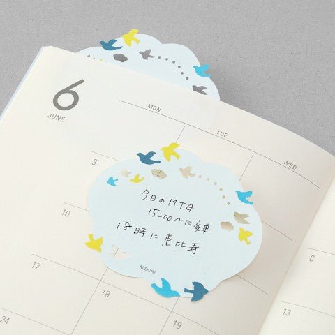 Sticky Notes Troqueladas - Nube con Pájaros - ColorSwatch