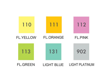 Clean Color Dot Single - Set 6 - Highlight Colors