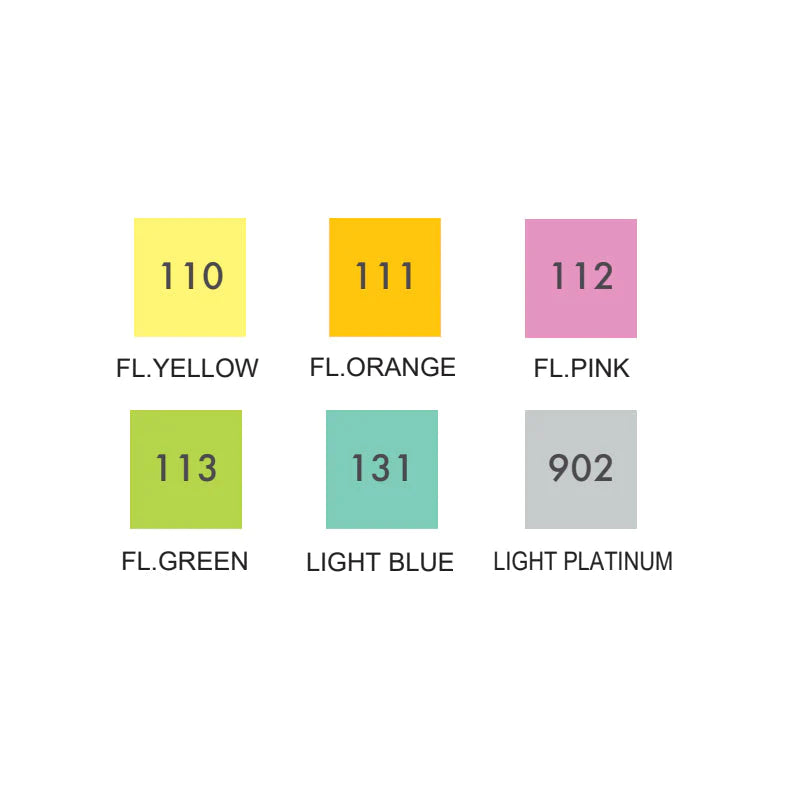 Clean Color Dot Single - Set 6 - Highlight Colors