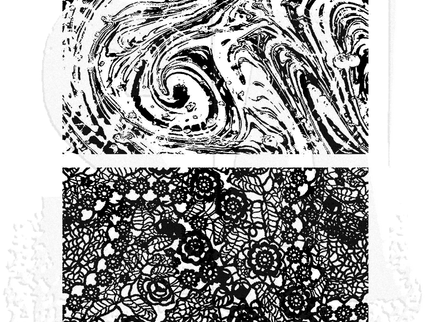 Sellos Gigantes - Marble & Doily