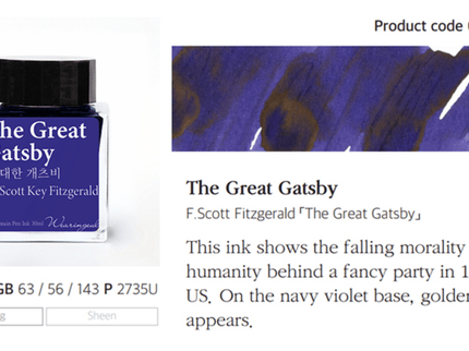 Tinta 30mL - The Great Gatsby - ColorSwatch