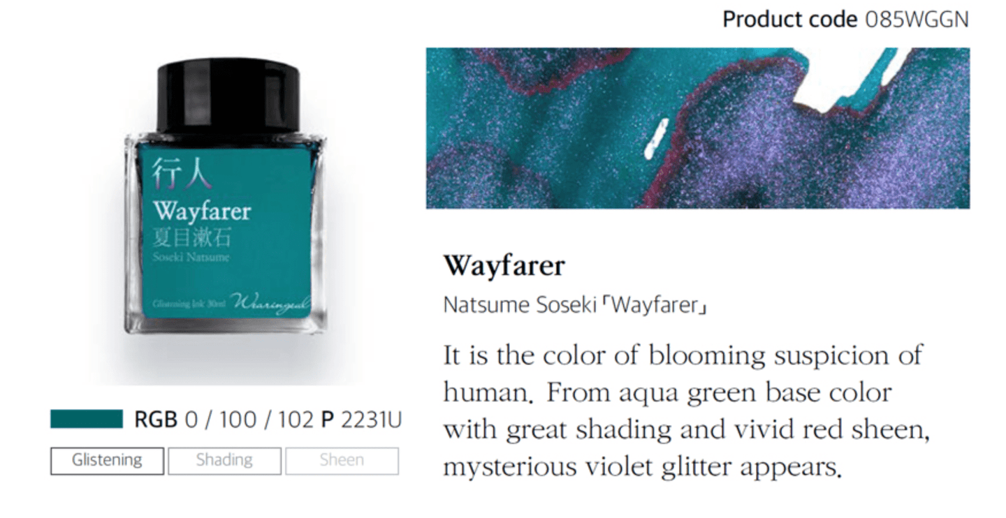Tinta 30mL - Wayfarer - ColorSwatch