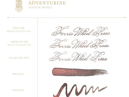 Tinta Ferritales de 20mL - Adventurine - ColorSwatch