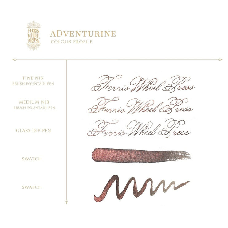 Tinta Ferritales de 20mL - Adventurine - ColorSwatch