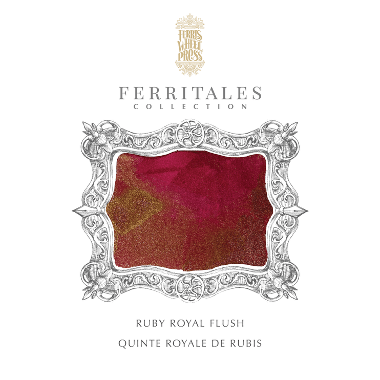 Tinta Ferritales de 20mL - Ruby Royal Flush - ColorSwatch