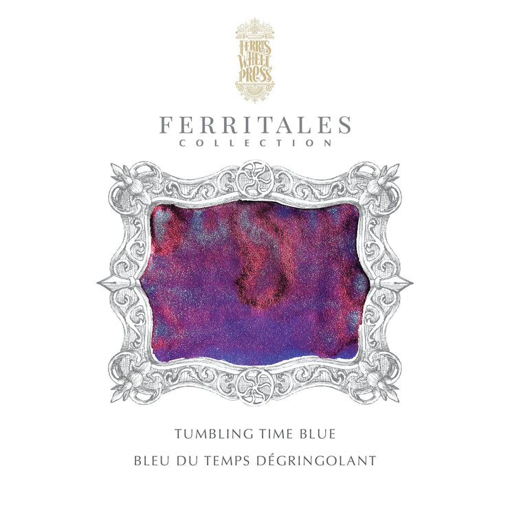 Tinta Ferritales de 20mL - Tumbling Time Blue - ColorSwatch
