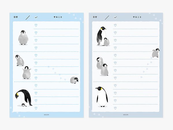 To Do Memo Pad - Pingüinos - ColorSwatch