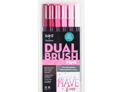 Dual Brush - Set de 6 - Rosado
