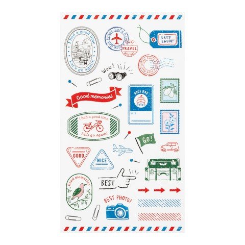 Transfer Stickers - Estampas de Viaje - ColorSwatch