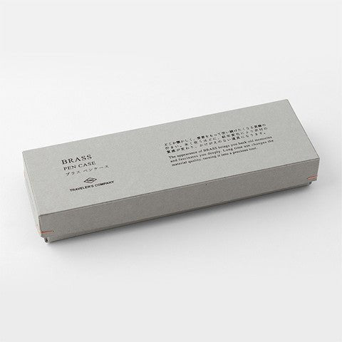 Traveler's Company Brass Pen Case - Estuche de Latón - ColorSwatch
