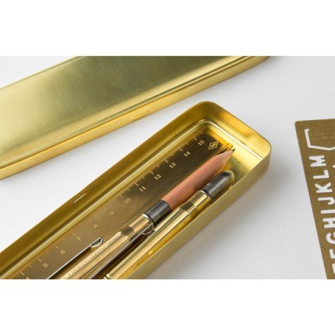Traveler's Company Brass Pen Case - Estuche de Latón - ColorSwatch