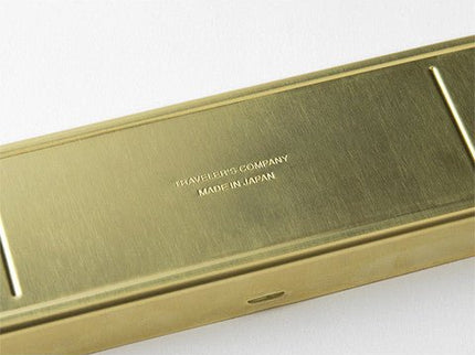 Traveler's Company Brass Pen Case - Estuche de Latón - ColorSwatch