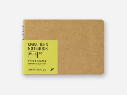 Traveler's Notebook B6 - Bolsillos de Papel - ColorSwatch