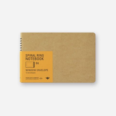 Traveler's Notebook B6 - Sobres con Ventana - ColorSwatch