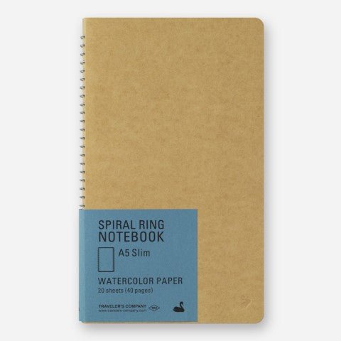 Traveler's Noteboook A5 slim - Papel Acuarela - ColorSwatch