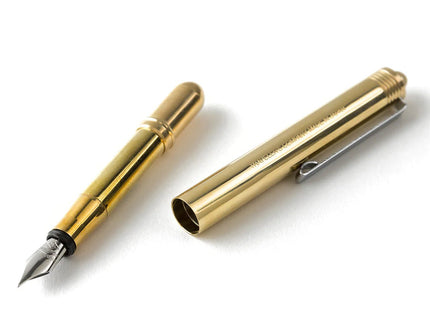 TRC BRASS FOUNTAIN PEN - Pluma Fuente - ColorSwatch