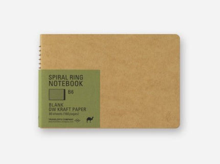 TRC SPIRAL RING NOTEBOOK (B6) - Kraft - ColorSwatch