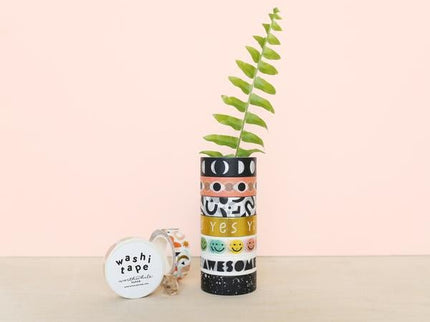 Washi Tape - Confetti B&W - ColorSwatch