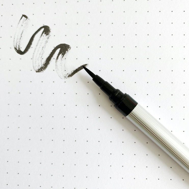 Watercolor Brush Pen - Negro - ColorSwatch