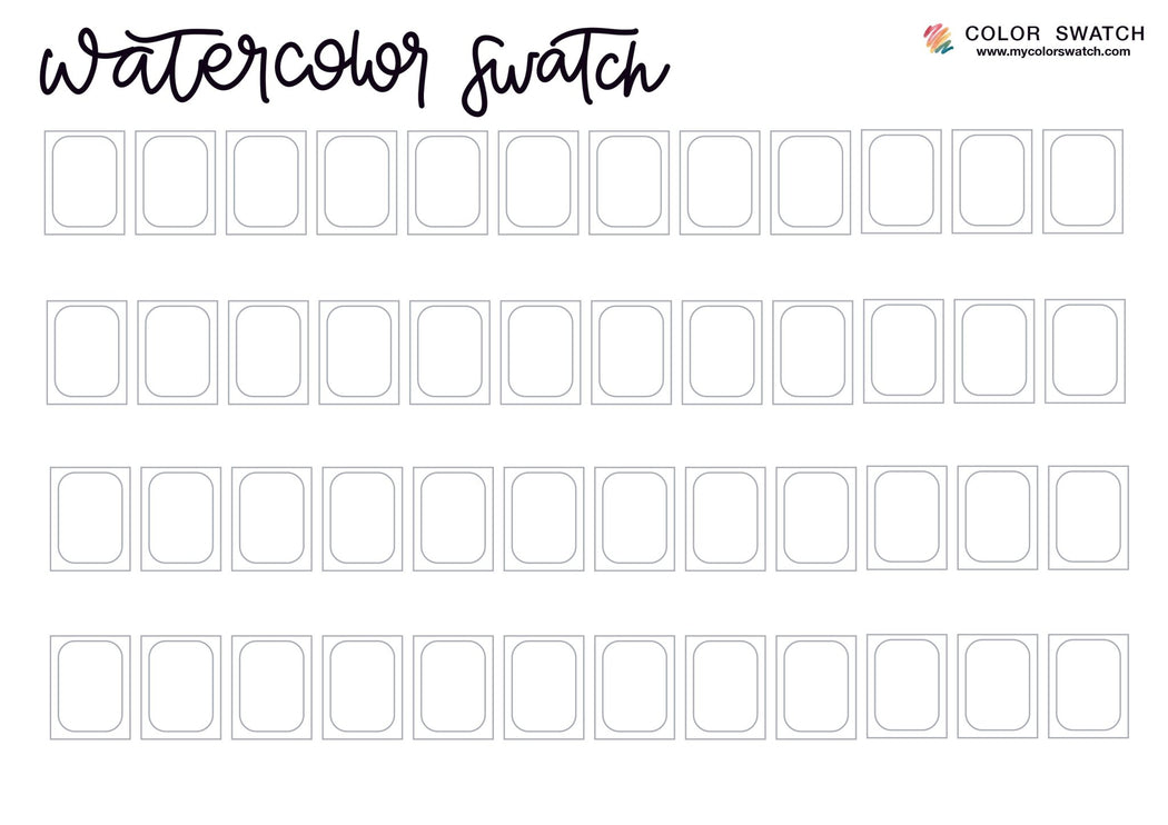 Watercolor Swatch - ColorSwatch