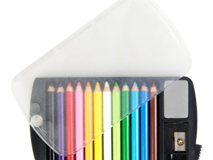Set de Mini Crayones + Borrador y Sacapuntas